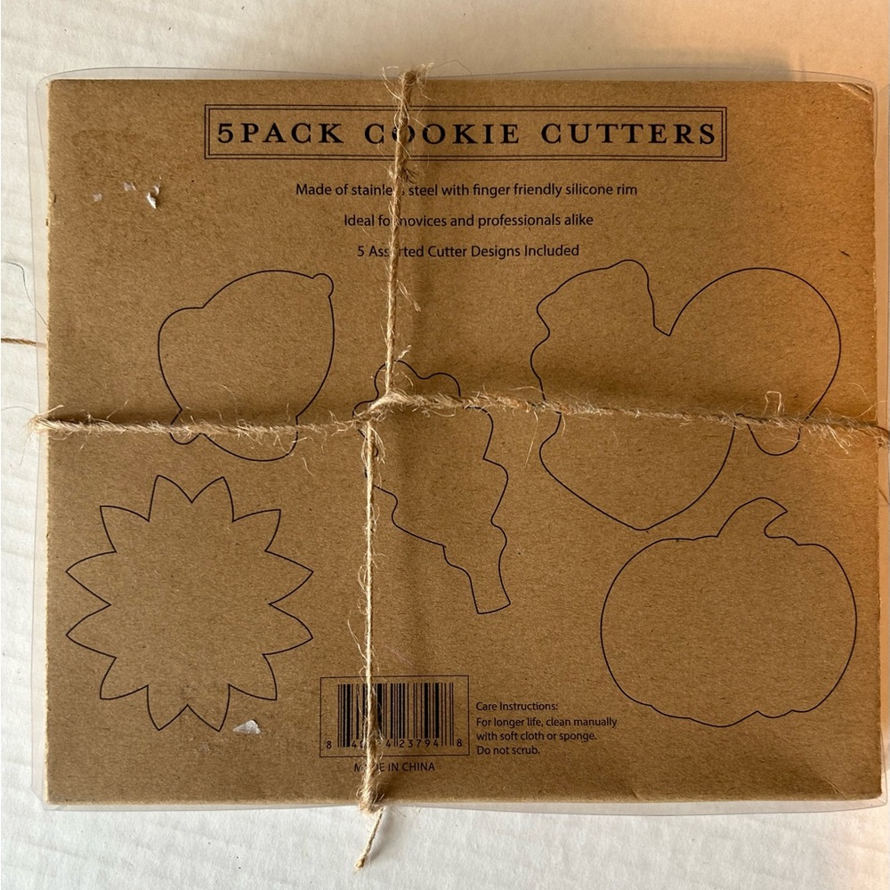 Five piece Fall Cookie Cutter set - Picture 3 of 4